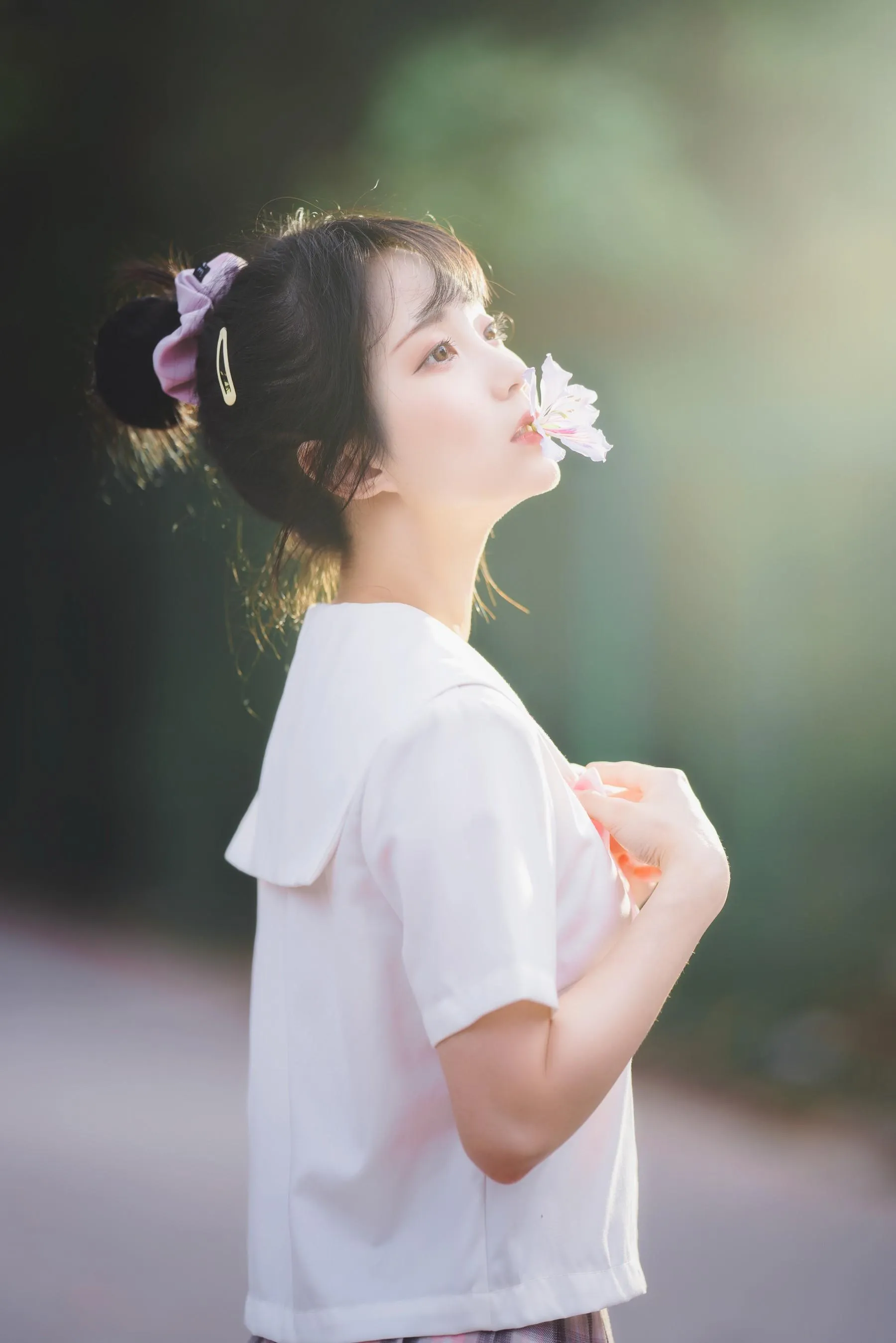 [艺图语] 2022.06.21 花与少女 思涼poi [35P]插图3